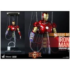 Hot Toys Marvel Iron Man Mark III Construction 1:6 Scale Figure -Action Figures Shop 10985622 3224892774525511