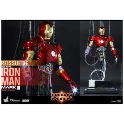 Hot Toys Marvel Iron Man Mark III Construction 1:6 Scale Figure -Action Figures Shop 10985622 7634892774058747