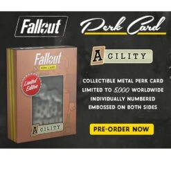 FANATTIK Fallout Limited Edition Perk Card - Agility (#6 Out Of 7) -Action Figures Shop 12239422 8324731551420424