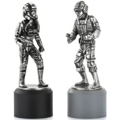 Royal Selangor Star Wars Chesspiece Rebel Pilot And Imperial Pilot (Rook)