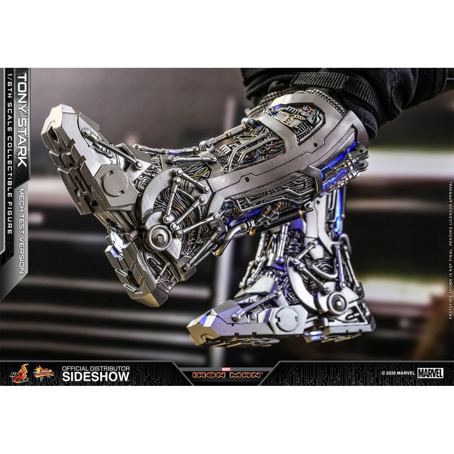 Hot Toys Iron Man Movie Masterpiece Action Figure 1/6 Tony Stark (Mech Test Version) 30 Cm 11 Hot Toys Iron Man Movie Masterpiece Action Figure 1/6 Tony Stark (Mech Test Version) 30 Cm - Image 9