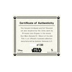 Star Wars Princess Leia Premium Gold Cuff And Bracelet Replica Set – Zavvi Worldwide Exclusive 11 Star Wars Princess Leia Premium Gold Cuff And Bracelet Replica Set – Zavvi Worldwide Exclusive -Action Figures Shop 12705883 3634810114392153