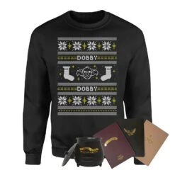 Harry Potter Officially Licensed MEGA Christmas Gift Set - Includes Christmas Jumper Plus 3 Gifts