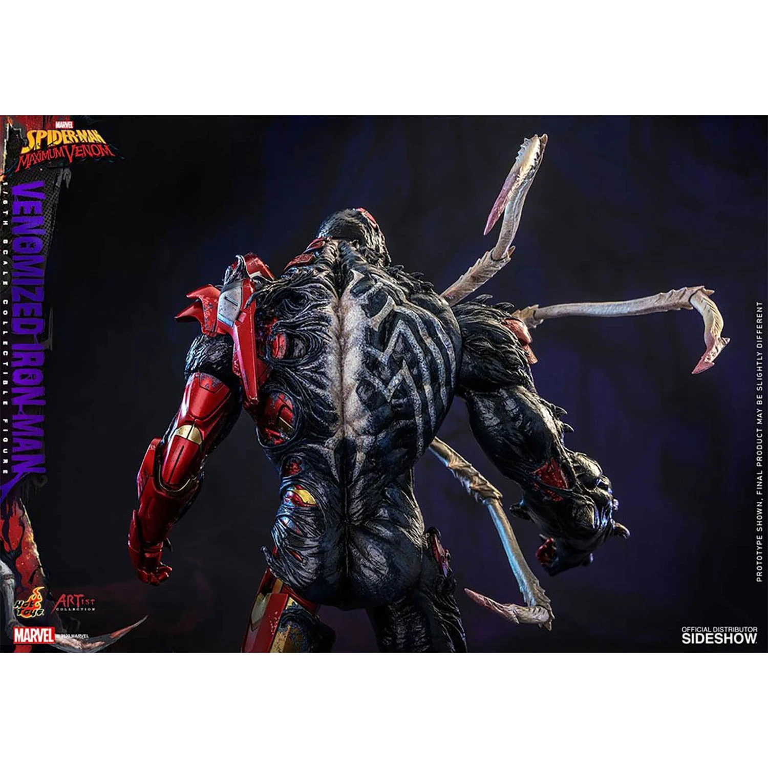 Hot Toys Marvel's Spider-Man: Maximum Venom Artist Collection Action Figure 1/6 Venomized Iron Man 35 Cm 20 Hot Toys Marvel's Spider-Man: Maximum Venom Artist Collection Action Figure 1/6 Venomized Iron Man 35 Cm - Image 18