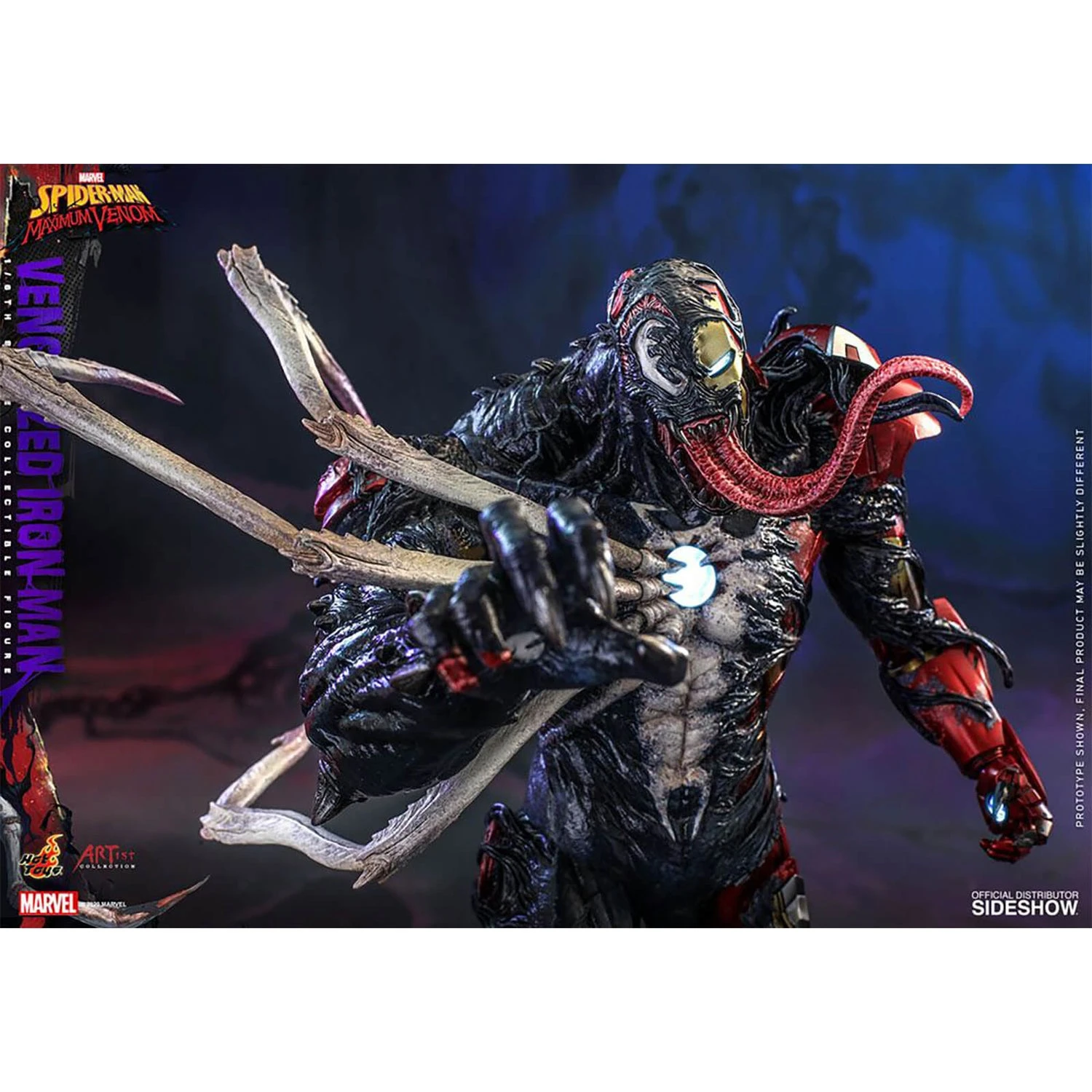 Hot Toys Marvel's Spider-Man: Maximum Venom Artist Collection Action Figure 1/6 Venomized Iron Man 35 Cm 14 Hot Toys Marvel's Spider-Man: Maximum Venom Artist Collection Action Figure 1/6 Venomized Iron Man 35 Cm - Image 12