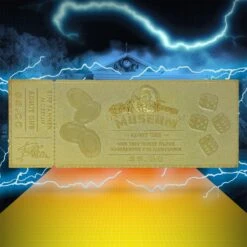 Back To The Future 24k Gold Plated Biff Tannen Museum Entrance Ticket Replica 10 Back To The Future 24k Gold Plated Biff Tannen Museum Entrance Ticket Replica -Action Figures Shop 12758835 1764875720444696