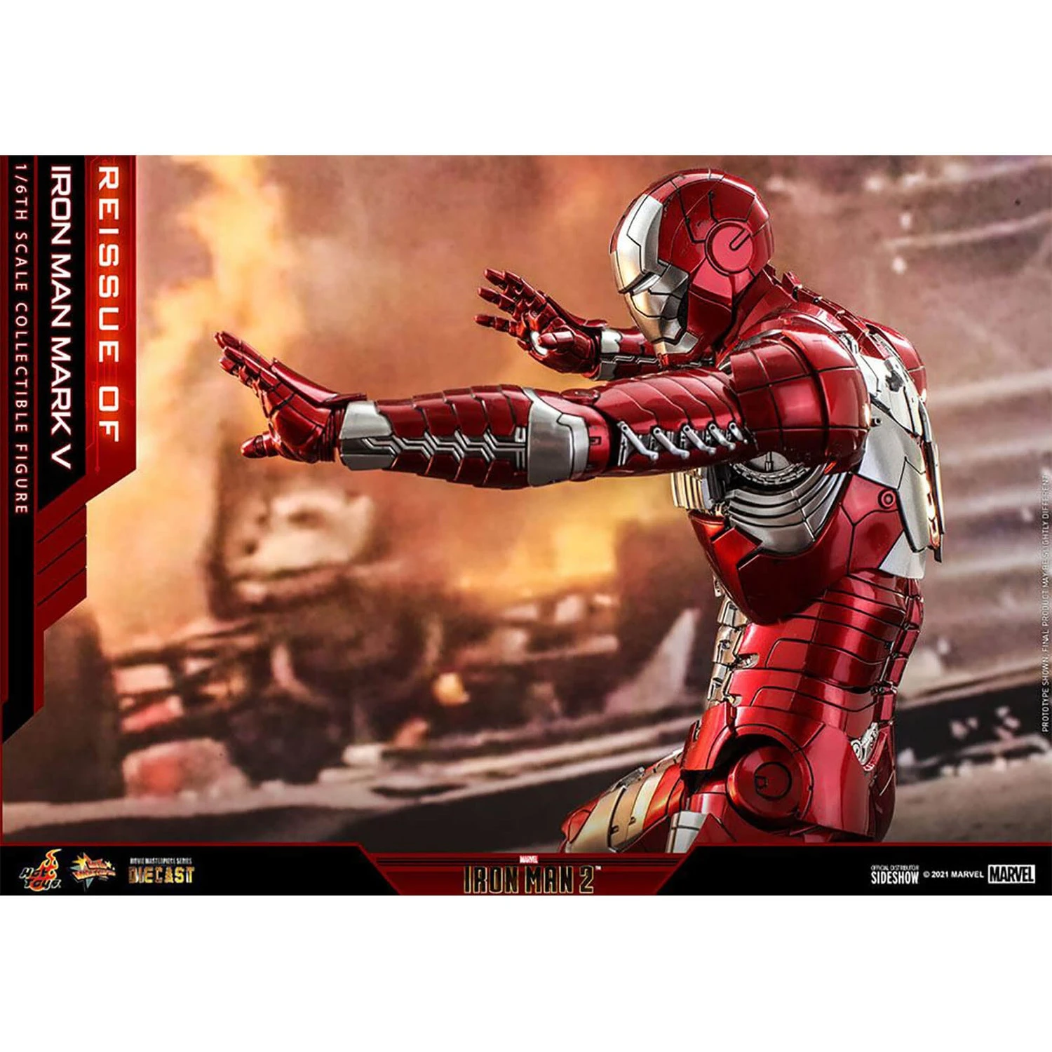 Hot Toys Iron Man 2 Movie Masterpiece Series Diecast Action Figure 1/6 Iron Man Mark V 32 Cm 11 Hot Toys Iron Man 2 Movie Masterpiece Series Diecast Action Figure 1/6 Iron Man Mark V 32 Cm - Image 9