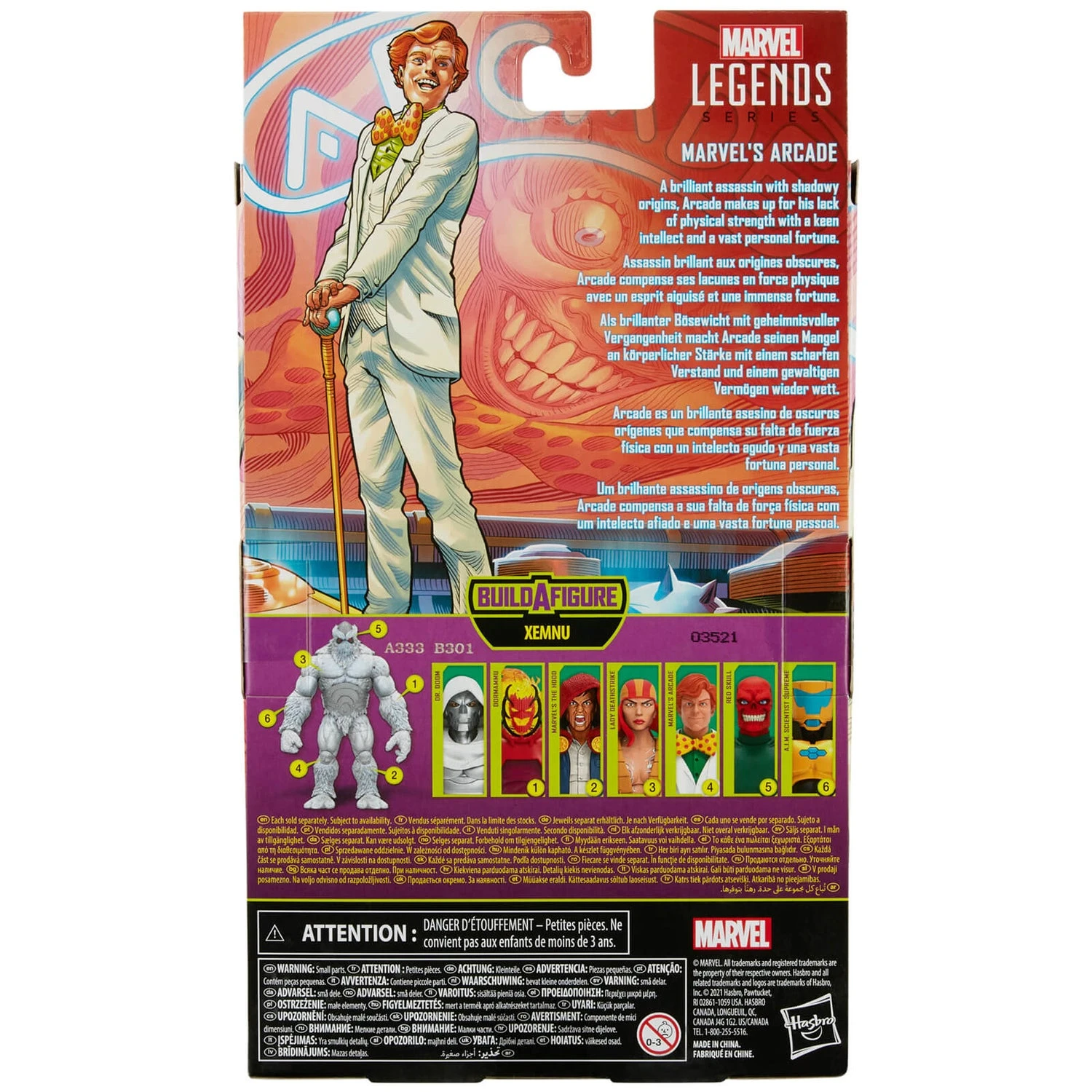 Hasbro Marvel Legends Series Marvel's Arcade Action Figure 4 Hasbro Marvel Legends Series Marvel's Arcade Action Figure - Image 2