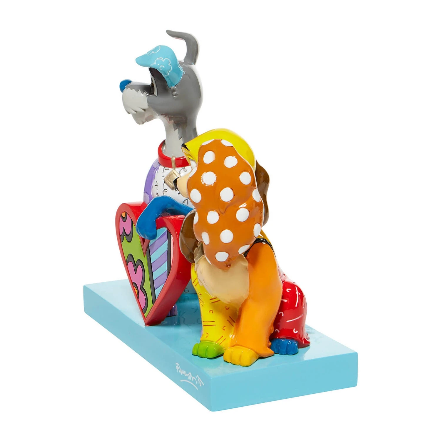 Disney Britto Collection Lady And The Tramp Figure Limited Edition 4 Disney Britto Collection Lady And The Tramp Figure Limited Edition - Image 2