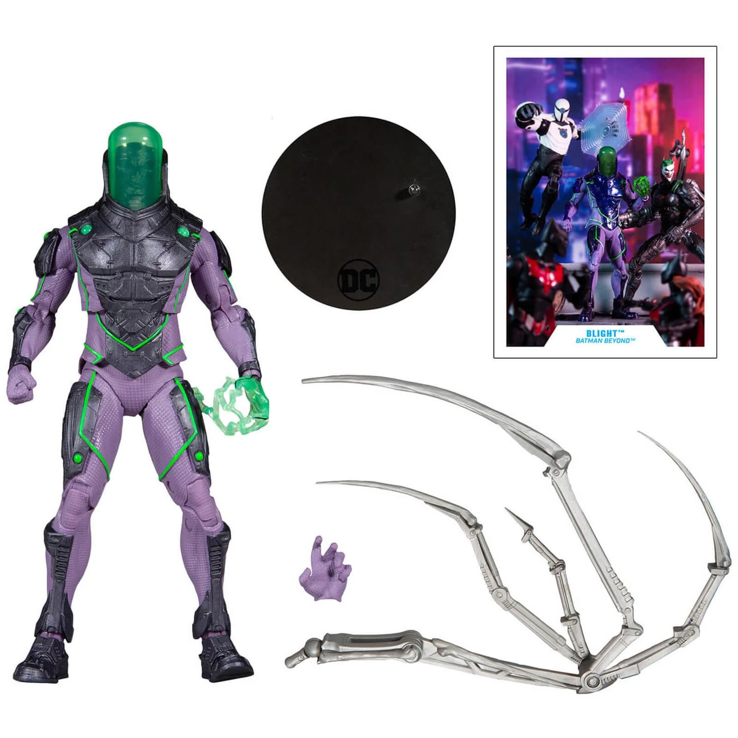 McFarlane DC Multiverse Build-A-Figure 7" Action Figure - Blight (Batman Beyond: Futures End) 4 McFarlane DC Multiverse Build-A-Figure 7" Action Figure - Blight (Batman Beyond: Futures End) - Image 2