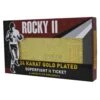 Rocky - 24K Gold Plated Fight Ticket Rocky V Apollo Creed Re-Match -Action Figures Shop 13028139 1264855766452212