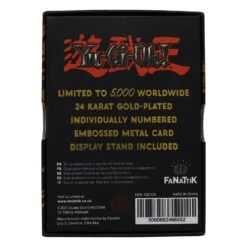 Fanattik Yu-Gi-Oh! Blue Eyes Ultimate Dragon 24K Gold Plated Limited Edition Collectible Metal Card -Action Figures Shop 13127368 1214870012950945