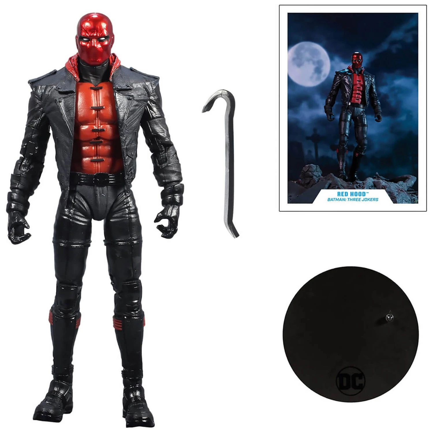 McFarlane DC Multiverse Batman: Three Jokers 7 Inch Action Figure - Red Hood 7 McFarlane DC Multiverse Batman: Three Jokers 7 Inch Action Figure - Red Hood - Image 5