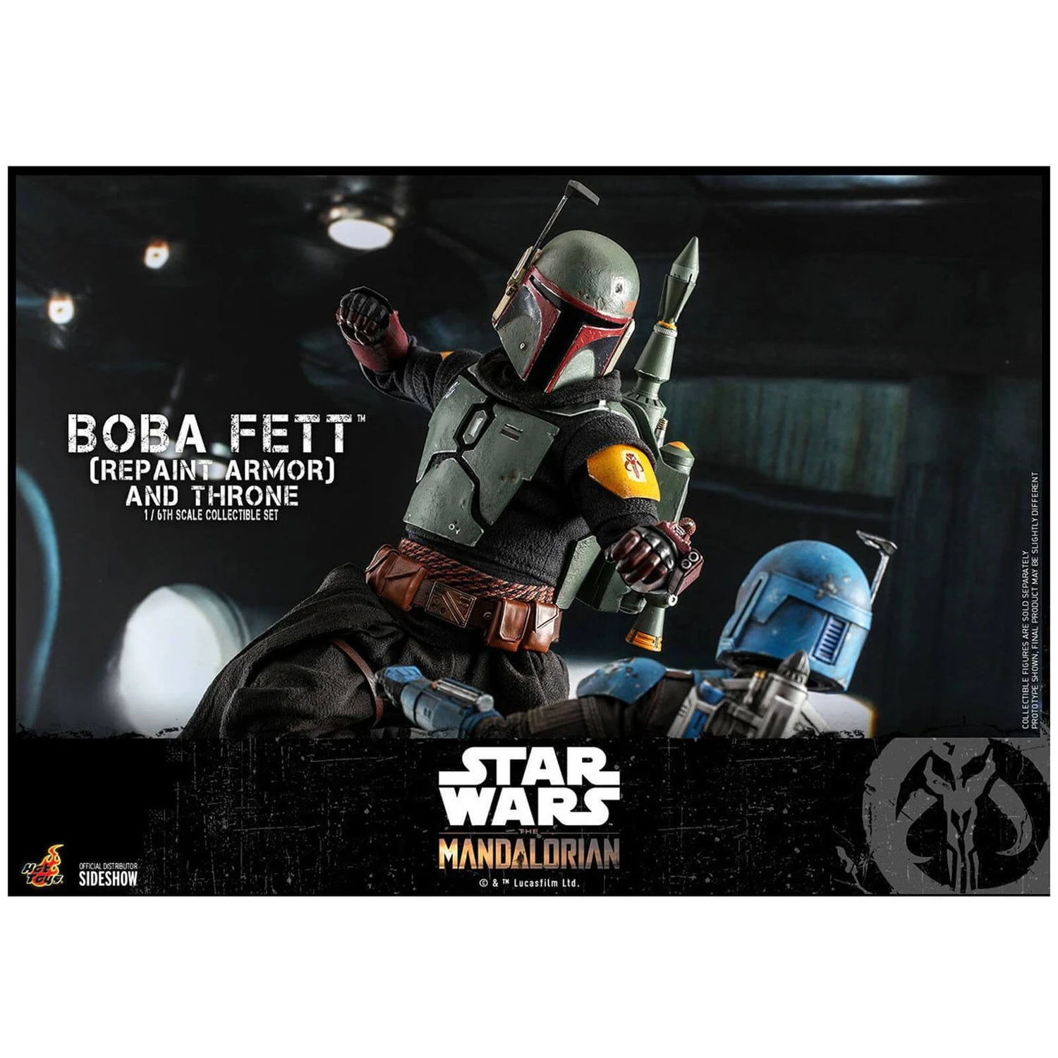 Hot Toys Star Wars The Mandalorian Action Figure 1/6 Boba Fett (Repaint Armor) And Throne 30 Cm 19 Hot Toys Star Wars The Mandalorian Action Figure 1/6 Boba Fett (Repaint Armor) And Throne 30 Cm - Image 17