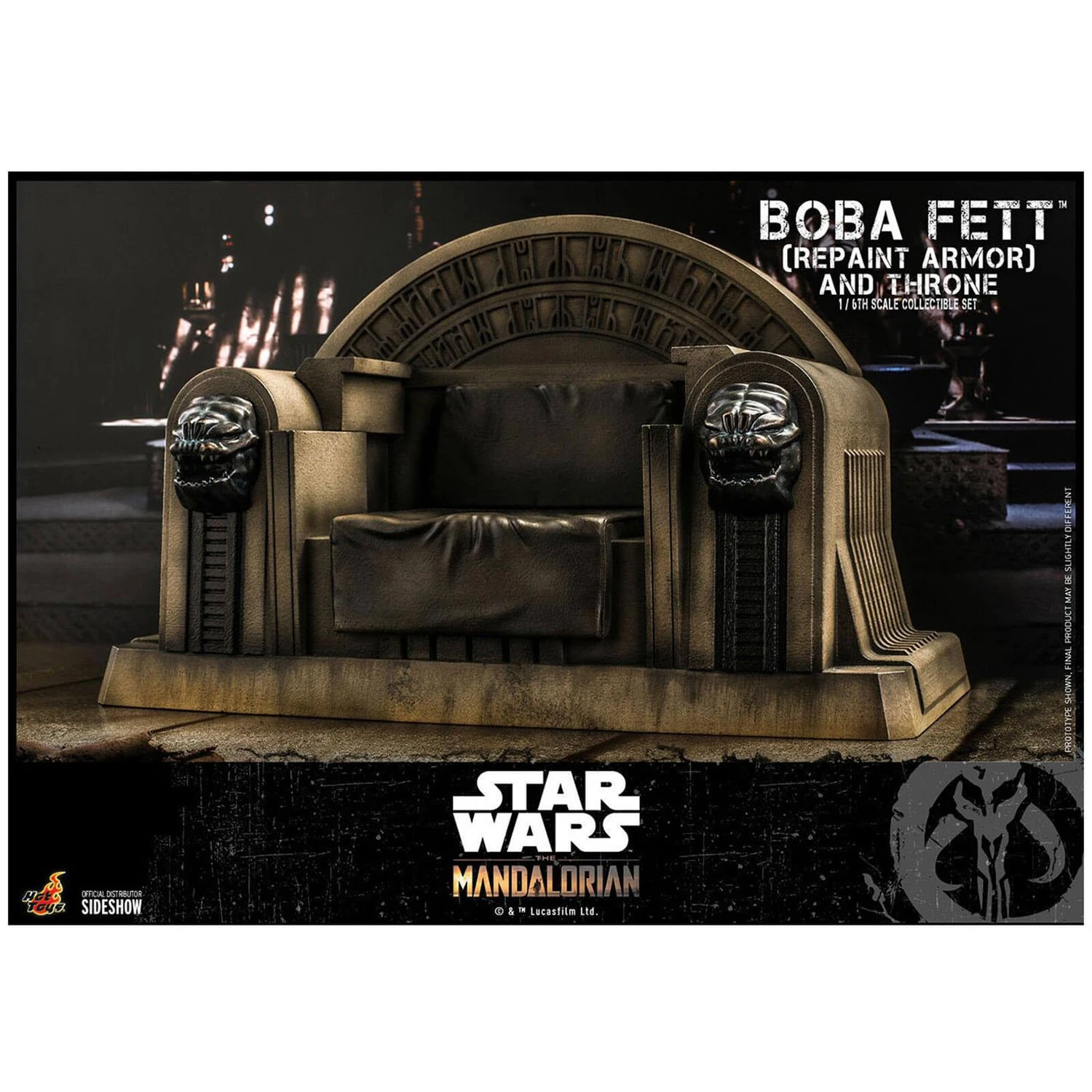 Hot Toys Star Wars The Mandalorian Action Figure 1/6 Boba Fett (Repaint Armor) And Throne 30 Cm 17 Hot Toys Star Wars The Mandalorian Action Figure 1/6 Boba Fett (Repaint Armor) And Throne 30 Cm - Image 15