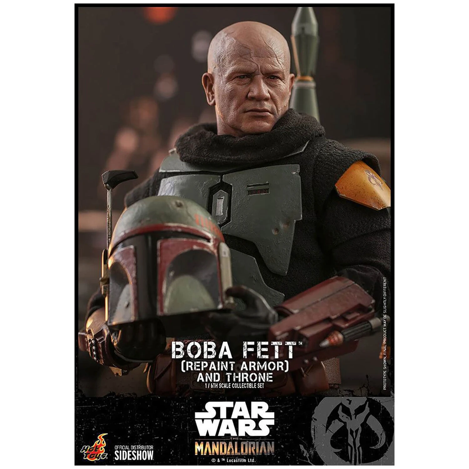 Hot Toys Star Wars The Mandalorian Action Figure 1/6 Boba Fett (Repaint Armor) And Throne 30 Cm 12 Hot Toys Star Wars The Mandalorian Action Figure 1/6 Boba Fett (Repaint Armor) And Throne 30 Cm - Image 10