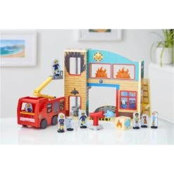 Fireman Sam - Wooden Fire Station -Action Figures Shop 13219319 1154913308846881