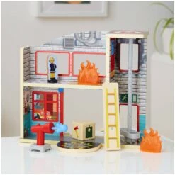 Fireman Sam - Wooden Fire Station -Action Figures Shop 13219319 1884913308908174