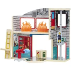 Fireman Sam - Wooden Fire Station -Action Figures Shop 13219319 6584913309101797