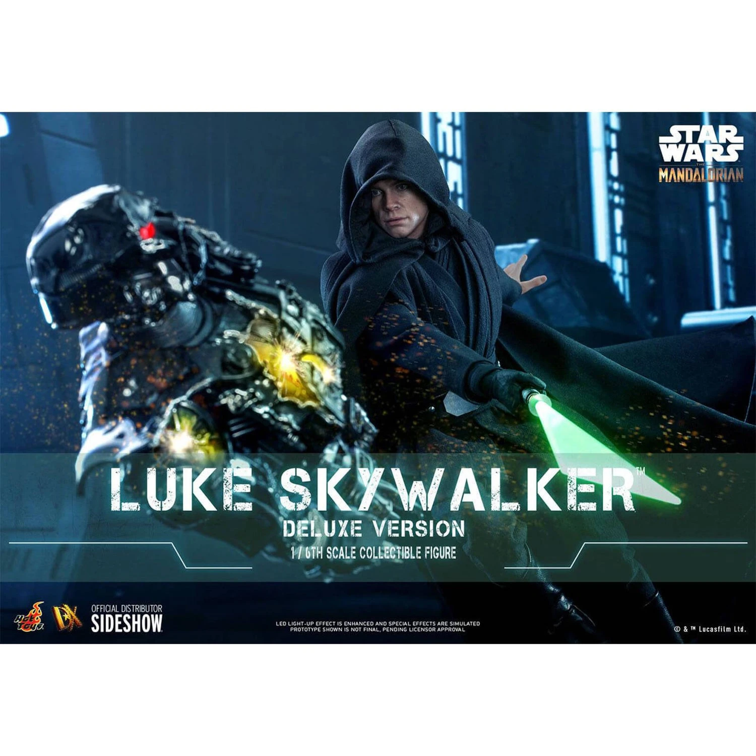 Hot Toys Star Wars The Mandalorian Action Figure 1/6 Luke Skywalker (Deluxe Version) 30 Cm 4 Hot Toys Star Wars The Mandalorian Action Figure 1/6 Luke Skywalker (Deluxe Version) 30 Cm - Image 2