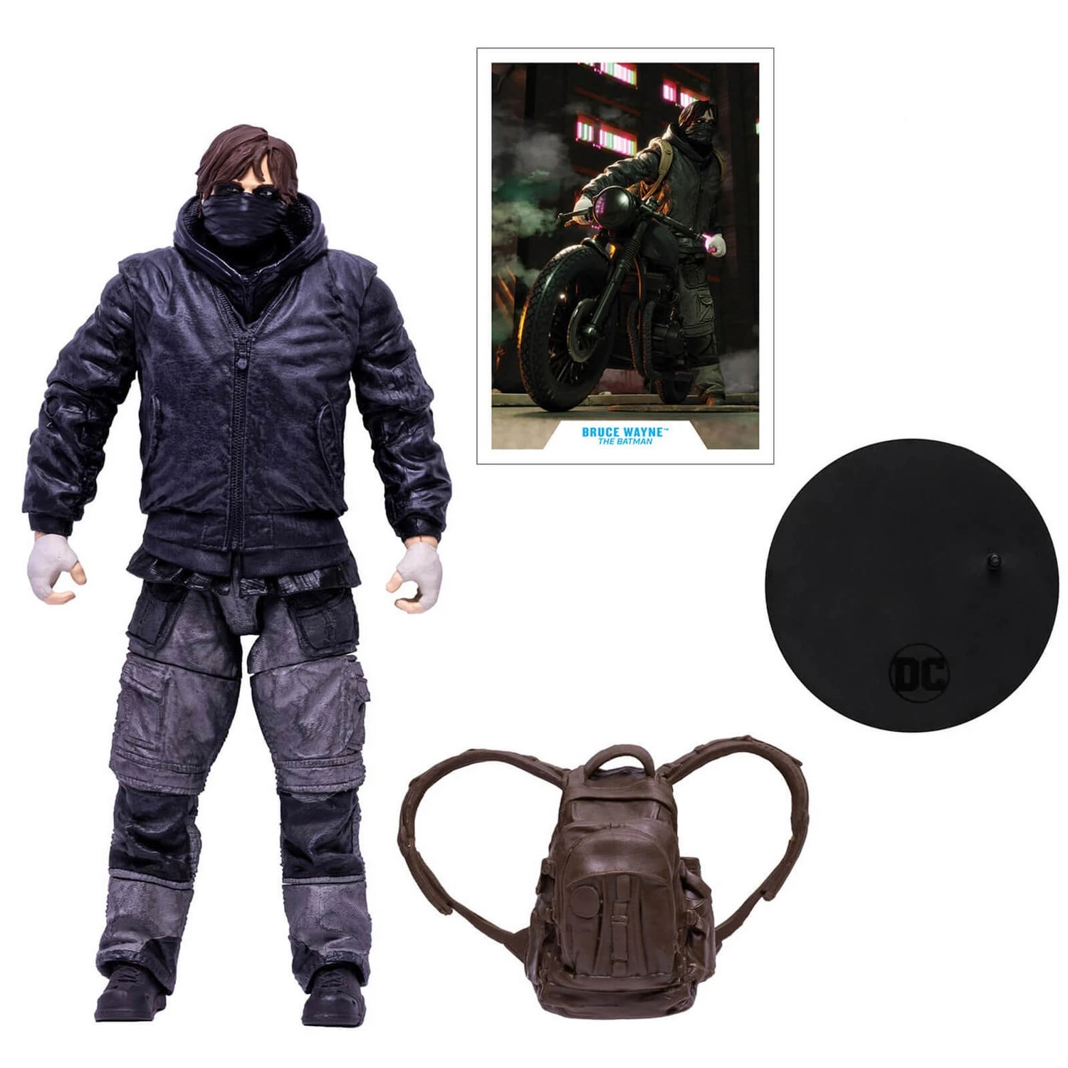 McFarlane DC Multiverse The Batman 7" Action Figure - Bruce Wayne (Drifter) 7 McFarlane DC Multiverse The Batman 7" Action Figure - Bruce Wayne (Drifter) - Image 5