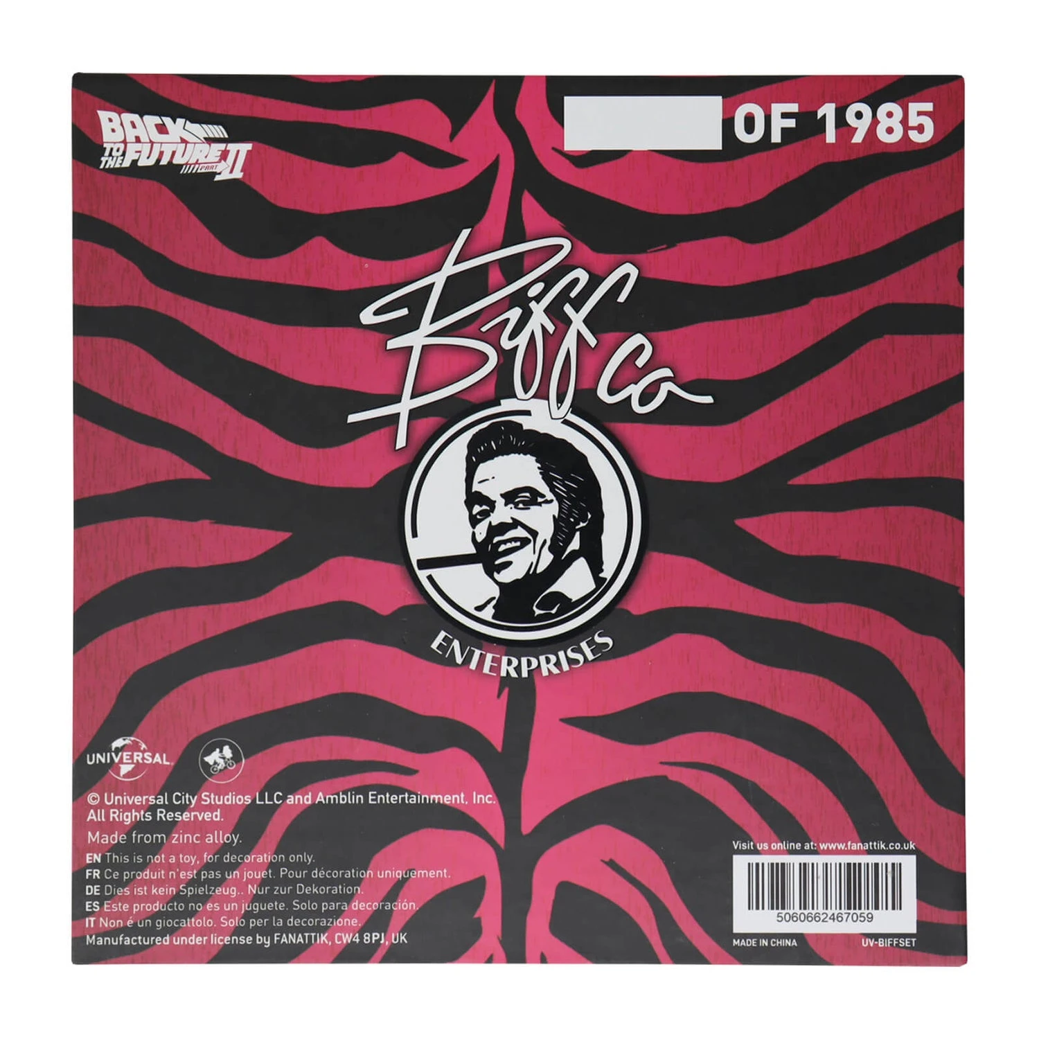 Fanattik Back To The Future Biff's Pleasure Paradise Casino Premium Box 7 Fanattik Back To The Future Biff's Pleasure Paradise Casino Premium Box - Image 5