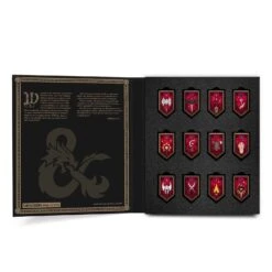 Pinfinity Dungeons And Dragons 12 Class Augmented Reality Pin Set Limited Edition