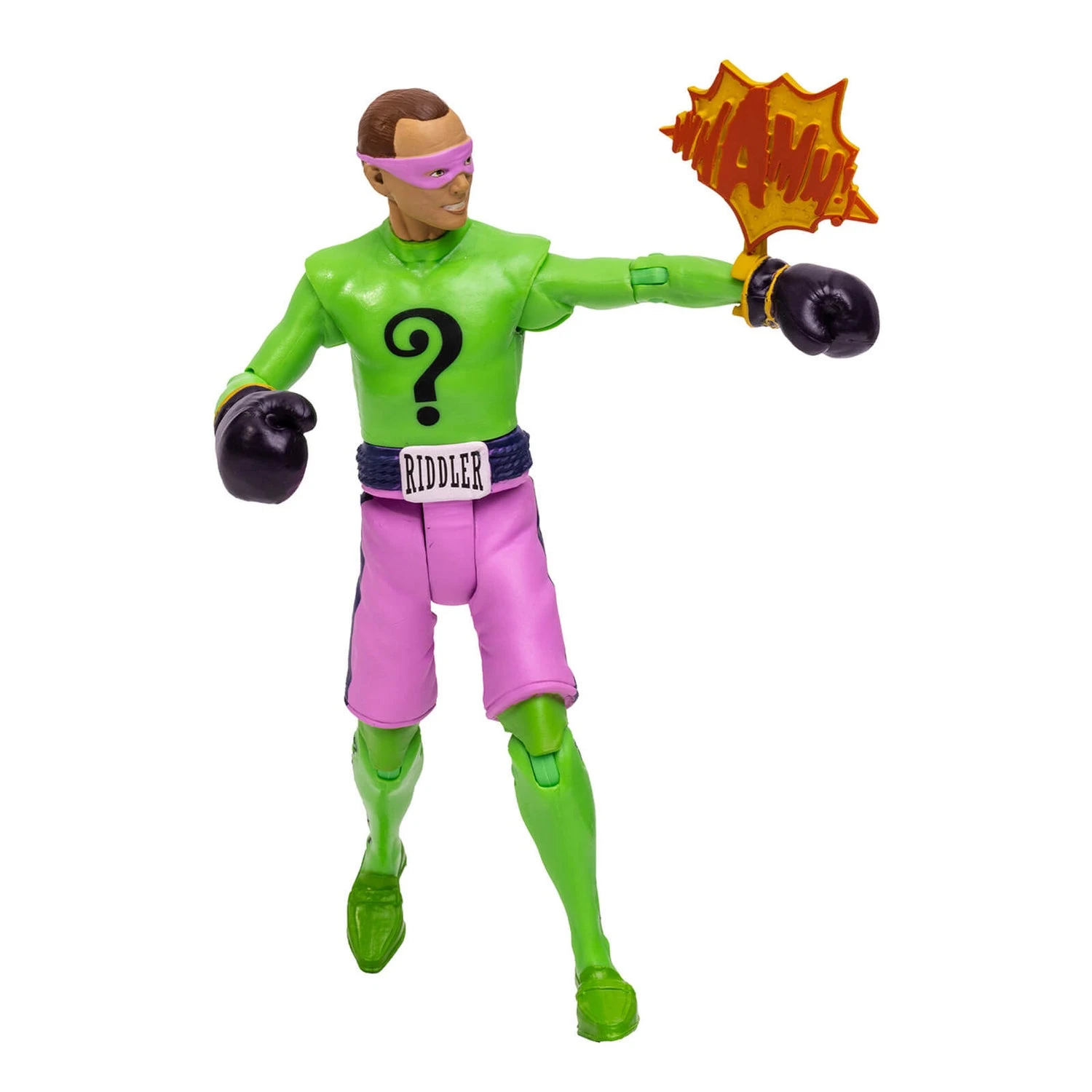 McFarlane DC Retro 6In Wv3 - Batman 66 - Riddler Boxing Action Figure 5 McFarlane DC Retro 6In Wv3 - Batman 66 - Riddler Boxing Action Figure - Image 3