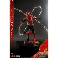 Hot Toys Marvel Spider-Man: Far From Home Movie Masterpiece Action Figure 1/6 Spider-Man (Integrated Suit) 29cm -Action Figures Shop 13482304 1034911787849296