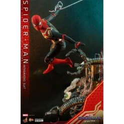 Hot Toys Marvel Spider-Man: Far From Home Movie Masterpiece Action Figure 1/6 Spider-Man (Integrated Suit) 29cm -Action Figures Shop 13482304 1444911787970817