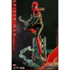 Hot Toys Marvel Spider-Man: Far From Home Movie Masterpiece Action Figure 1/6 Spider-Man (Integrated Suit) 29cm -Action Figures Shop 13482304 9954911788140650