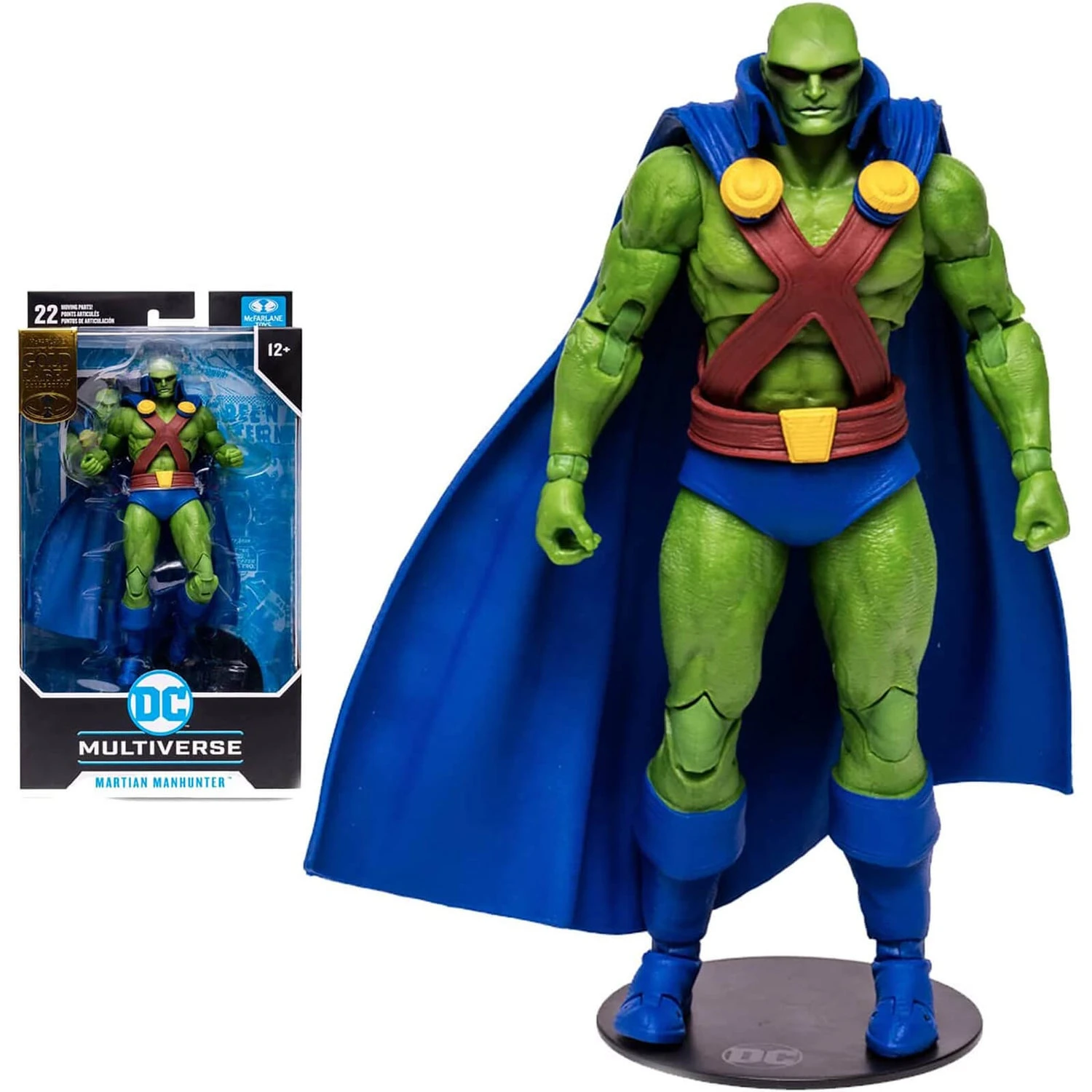 McFarlane DC Multiverse 7" Figure - Martian Manhunter (Gold Label) 4 McFarlane DC Multiverse 7" Figure - Martian Manhunter (Gold Label) - Image 2