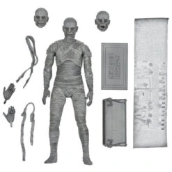 Action Figures Shop 26 NECA Universal Monsters The Mummy Black And White Version Ultimate 7 Inch Scale Action Figure
