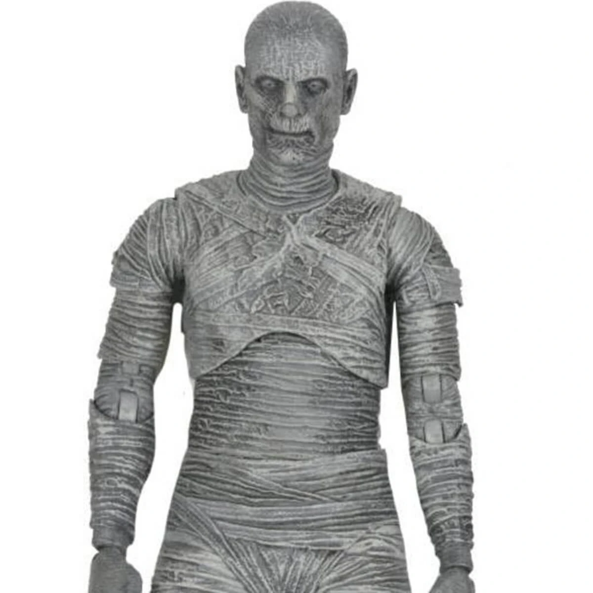 NECA Universal Monsters The Mummy Black And White Version Ultimate 7 Inch Scale Action Figure 5 NECA Universal Monsters The Mummy Black And White Version Ultimate 7 Inch Scale Action Figure - Image 3
