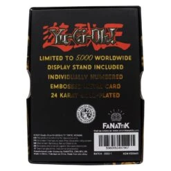 Fanattik Yu-Gi-Oh! 24K Gold Plated Utopia Ingot -Action Figures Shop 13646551 2074933241893932