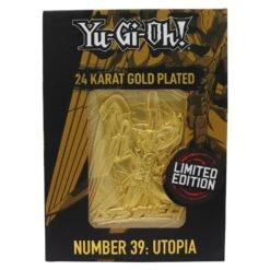 Fanattik Yu-Gi-Oh! 24K Gold Plated Utopia Ingot -Action Figures Shop 13646551 2554933241779113