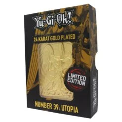 Fanattik Yu-Gi-Oh! 24K Gold Plated Utopia Ingot -Action Figures Shop 13646551 7014933241840445