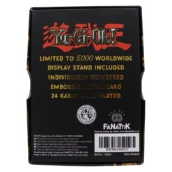 Fanattik Yu-Gi-Oh! 24K Gold Plated Jinzo Ingot -Action Figures Shop 13646553 1004933242624909
