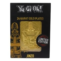 Fanattik Yu-Gi-Oh! 24K Gold Plated Jinzo Ingot -Action Figures Shop 13646553 1284933242516618