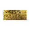 Fanattik Jurassic World 24k Gold Plated Gyrosphere Ticket -Action Figures Shop 13646556 2044933243228050