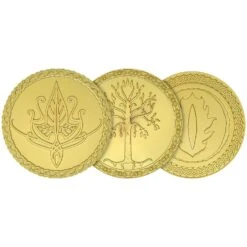 Lord Of The Rings 24k Gold Plated Medallion Bundle (3-pack) - Zavvi Exclusive