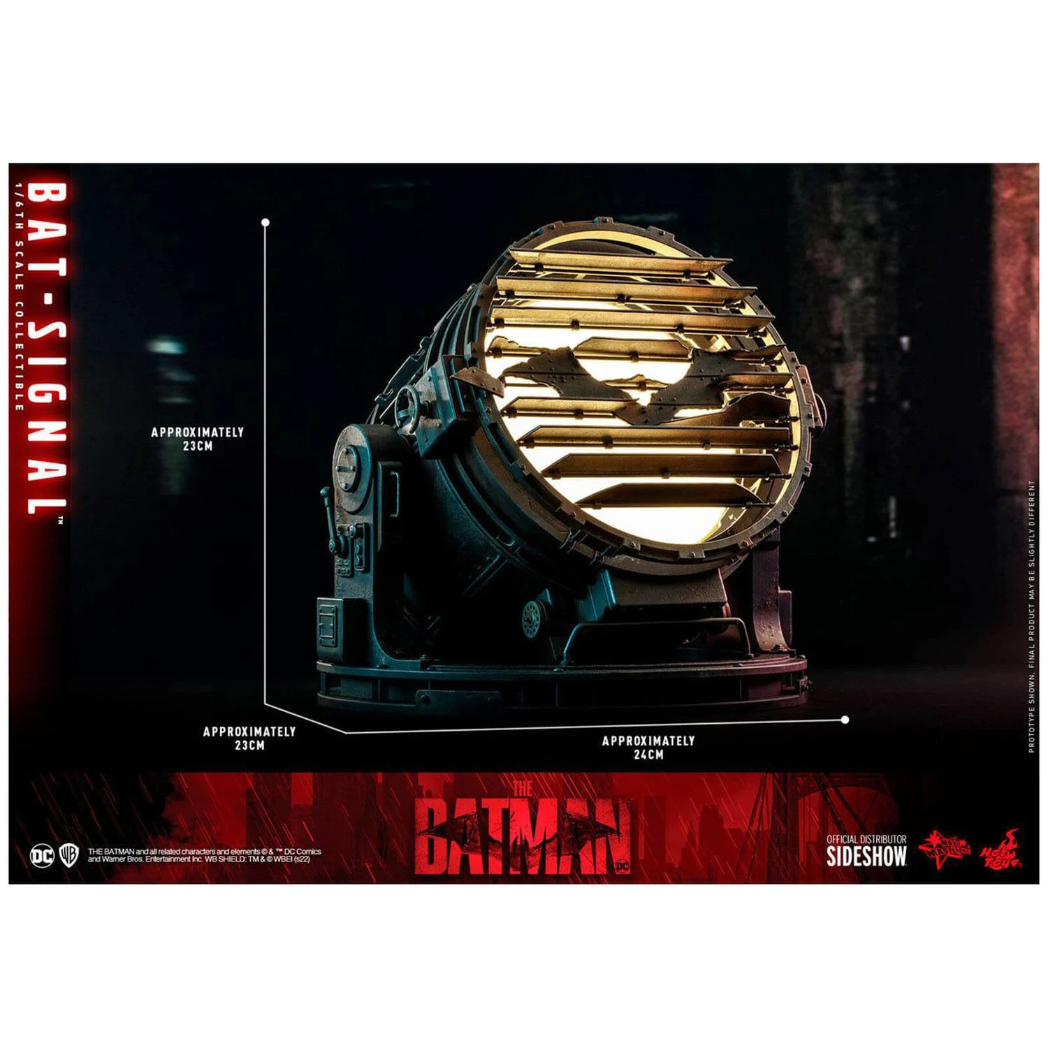Hot Toys DC Comics The Batman Movie Masterpiece Figure Accessory 1/6 Bat-Signal 23 Cm 6 Hot Toys DC Comics The Batman Movie Masterpiece Figure Accessory 1/6 Bat-Signal 23 Cm - Image 4