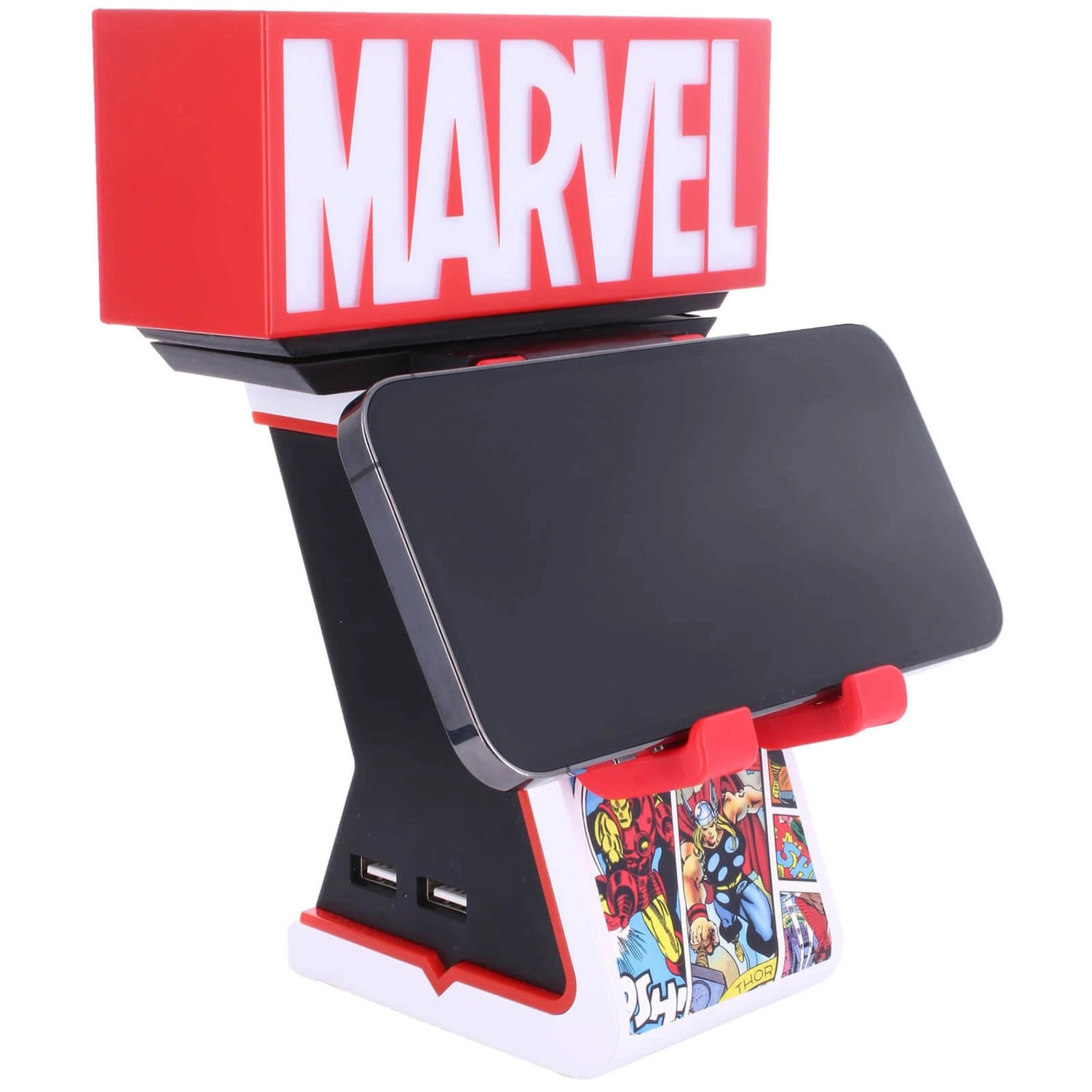 Cable Guys Marvel Red Logo Light Up Ikon Controller And Smartphone Stand 13 Cable Guys Marvel Red Logo Light Up Ikon Controller And Smartphone Stand - Image 11