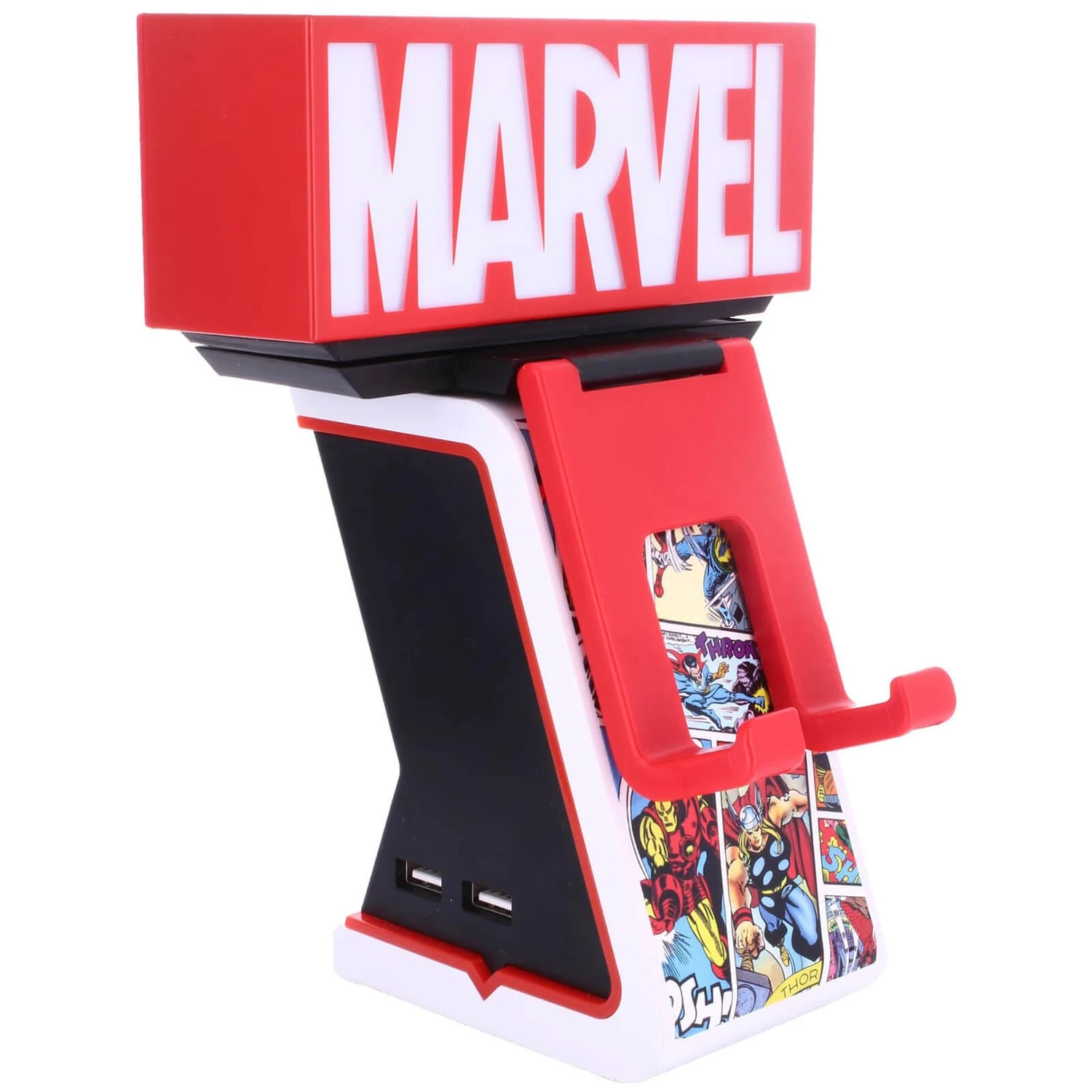 Cable Guys Marvel Red Logo Light Up Ikon Controller And Smartphone Stand 6 Cable Guys Marvel Red Logo Light Up Ikon Controller And Smartphone Stand - Image 4
