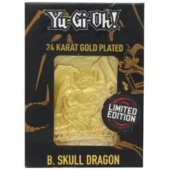 Fanattik Yu-Gi-Oh! Limited Edition 24K Gold Plated Collectible - B. Skull Dragon