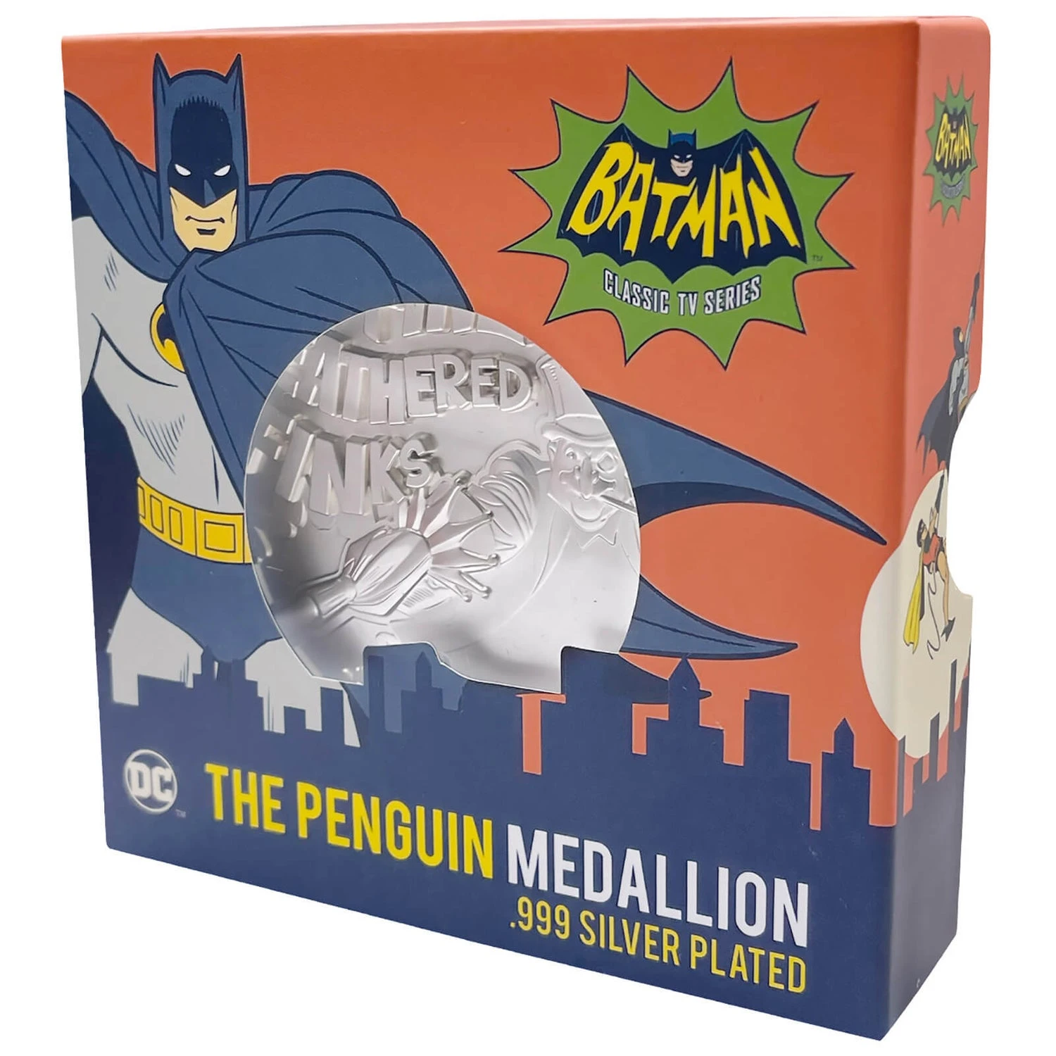 Fanattik The Penguin .999 Silver Plated Medallion 3 Fanattik The Penguin .999 Silver Plated Medallion