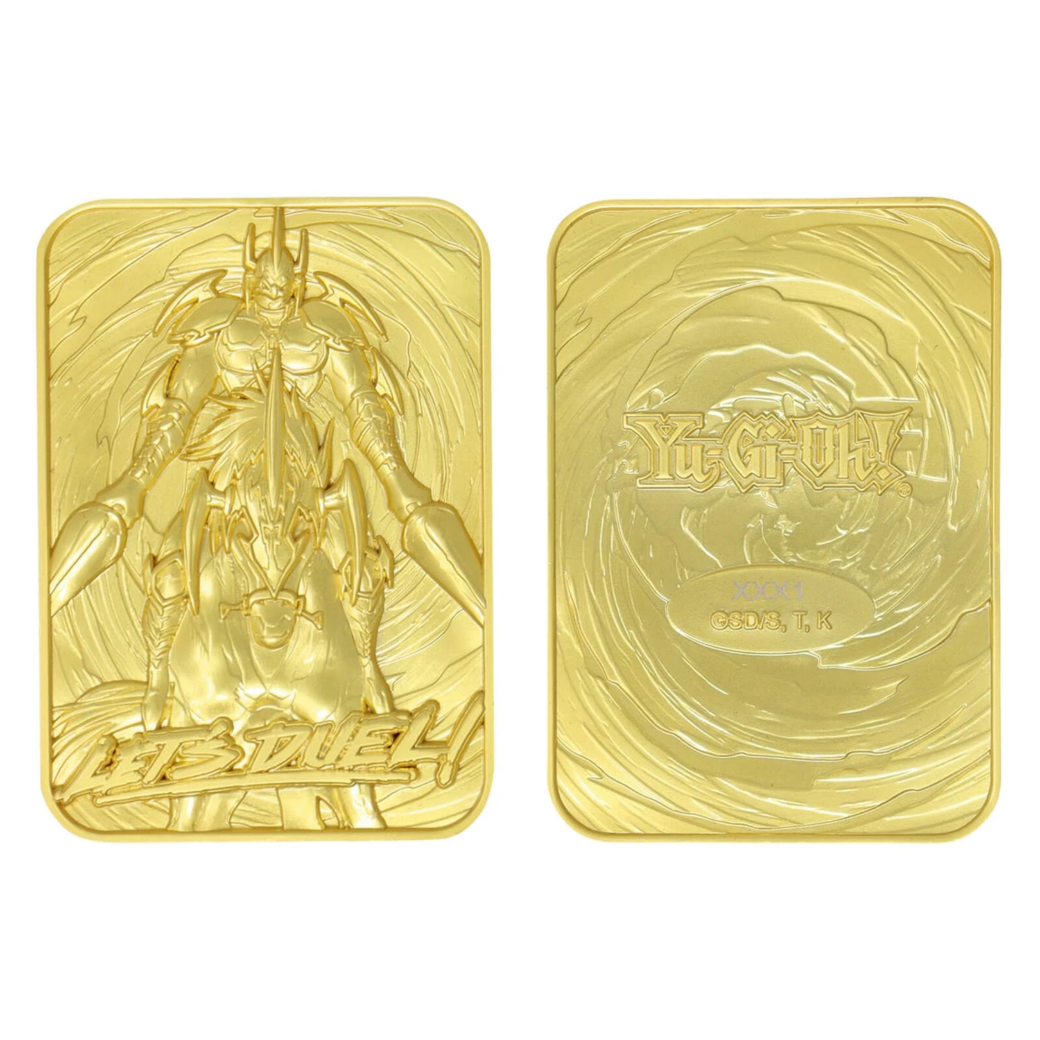 Yu Gi Oh! Limited Edition 24K Gold Plated Collectible Gaia The Fierce Knight By Fanattik 6 Yu Gi Oh! Limited Edition 24K Gold Plated Collectible Gaia The Fierce Knight By Fanattik - Image 4