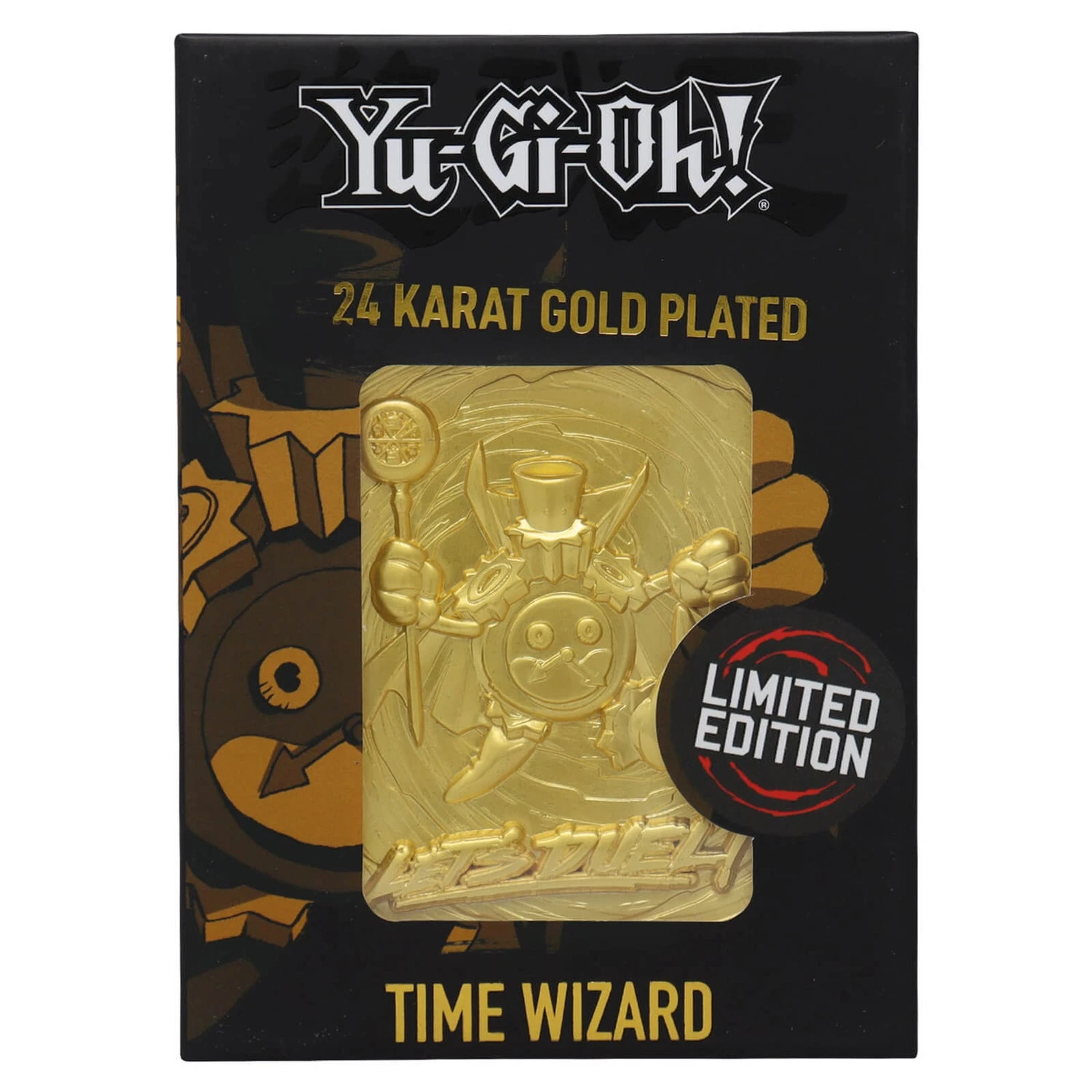 Yu-Gi-Oh Yu Gi Oh! Limited Edition 24K Gold Plated Collectible Time Wizard By Fanattik 5 Yu-Gi-Oh Yu Gi Oh! Limited Edition 24K Gold Plated Collectible Time Wizard By Fanattik - Image 3