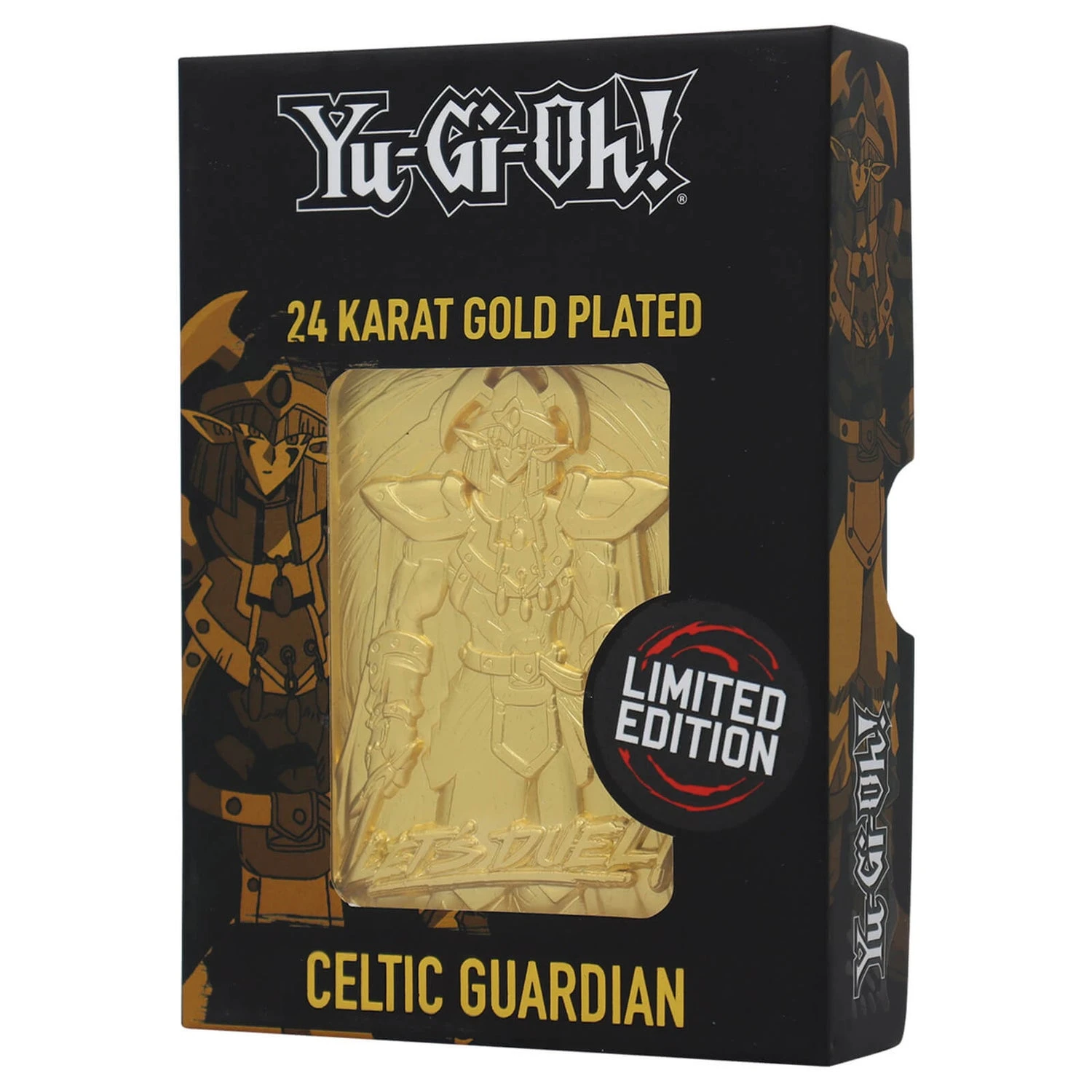 Yu Gi Oh! Limited Edition 24K Gold Plated Collectible Celtic Guardian By Fanattik 3 Yu Gi Oh! Limited Edition 24K Gold Plated Collectible Celtic Guardian By Fanattik