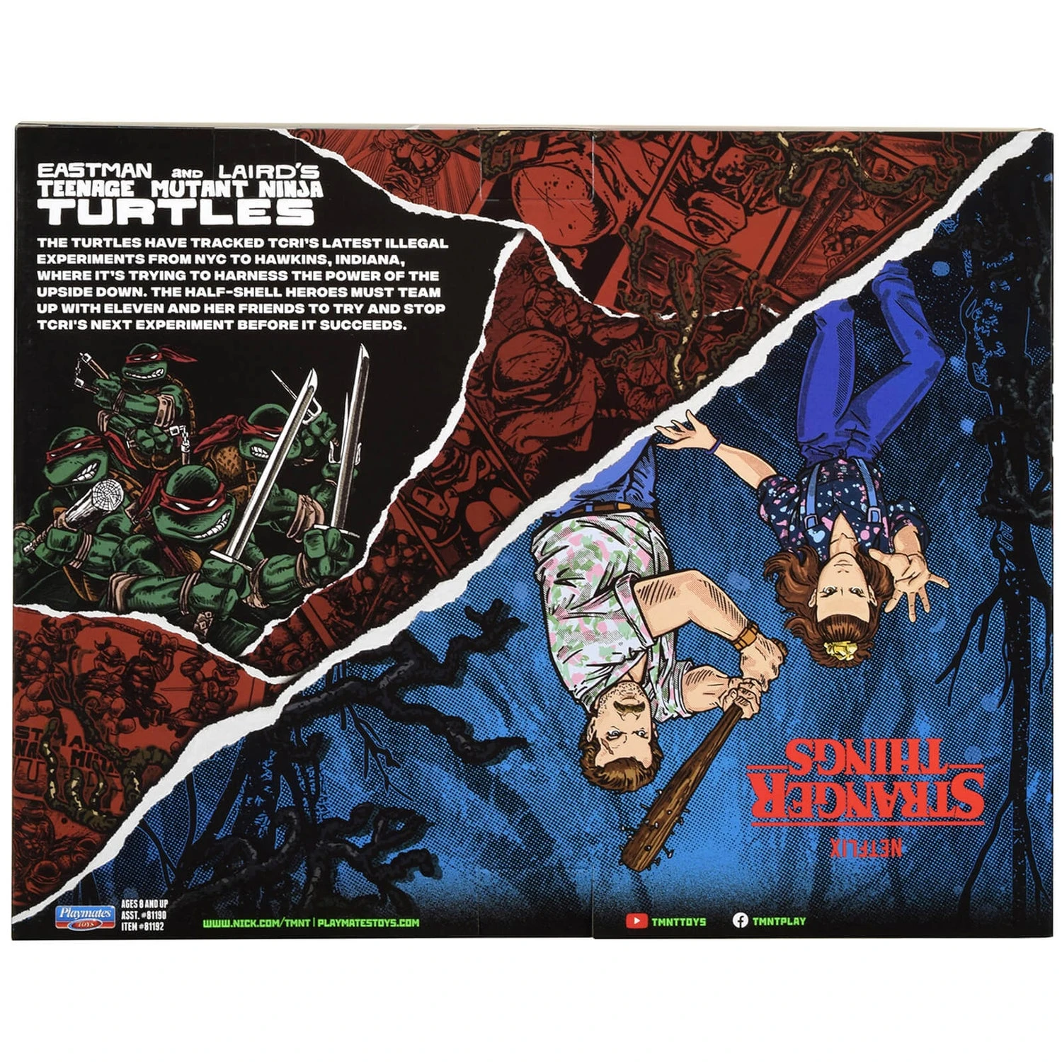 Playmates Teenage Mutant Ninja Turtles X Stranger Things Raphael V Hopper Action Figure 2 Pack 15 Playmates Teenage Mutant Ninja Turtles X Stranger Things Raphael V Hopper Action Figure 2 Pack - Image 13